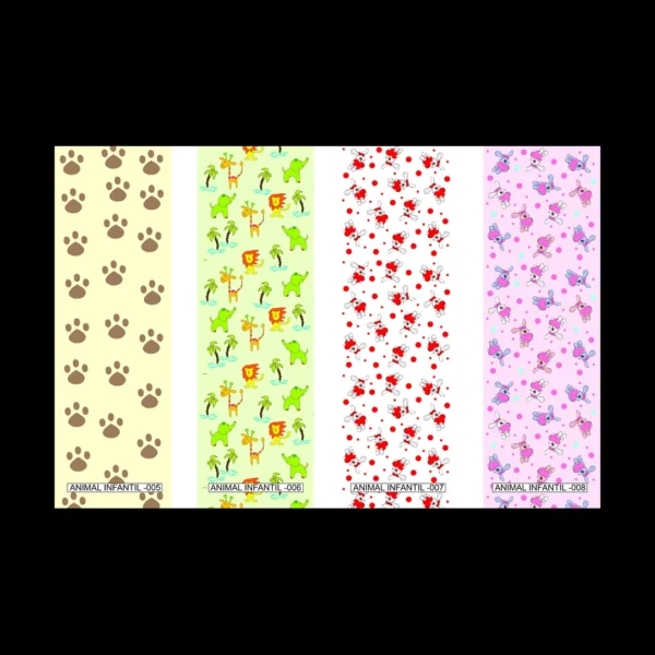Mural Adhesivo Animalitos animal infantil 005 008