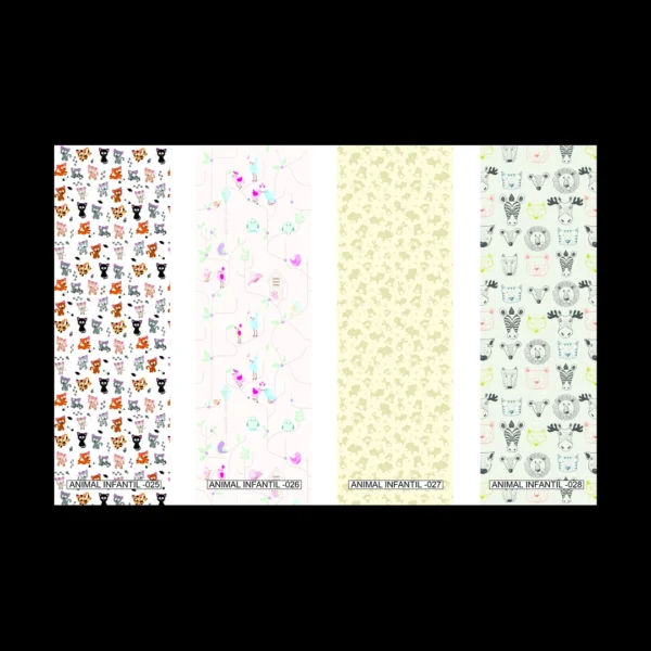 Mural Adhesivo Animalitos animal infantil 025 028