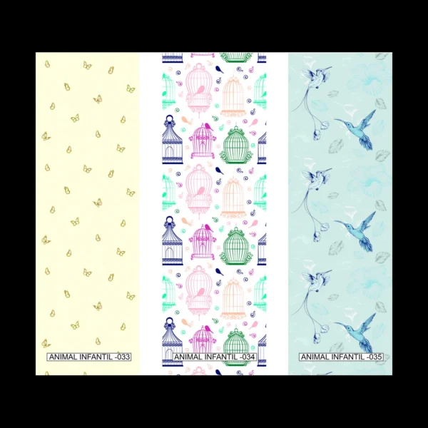Mural Adhesivo Animalitos animal infantil 033 035