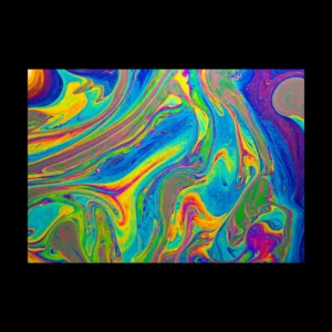 Cuadro decorativo Abstracto Neon para pared, modelo 1 - Avayra