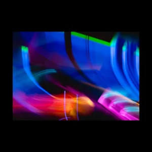 Cuadro decorativo Abstracto Neon para pared, modelo 11 - Avayra