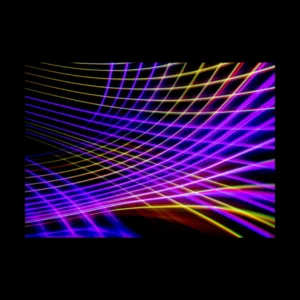 Cuadro decorativo Abstracto Neon para pared, modelo 12 - Avayra