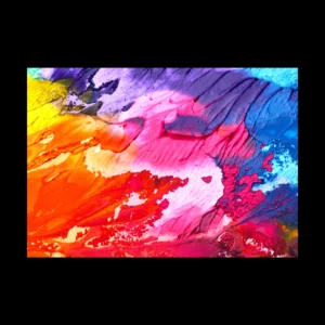 Cuadro decorativo Abstracto Neon para pared, modelo 7 - Avayra